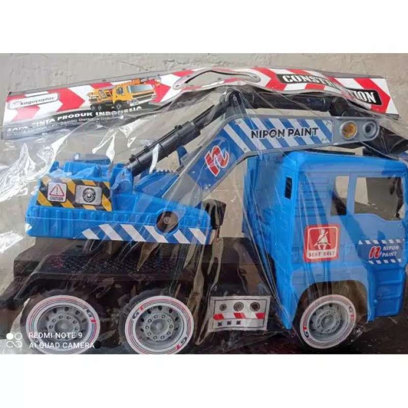 Mainan Mobil Konstruksi Excavator Truck / Mobil Truk Beko KGP8090