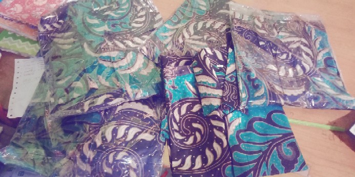 Batik Couple Ayah Dan Anak Laki Laki Modern