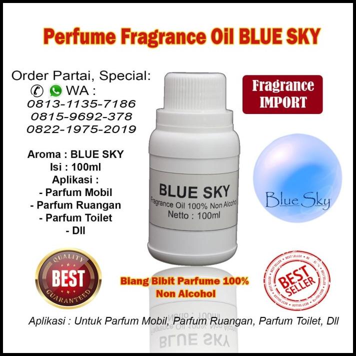Bibit Biang Parfum Aroma Blue Sky 100Ml / Parfum Blue Sky / Blue Sky