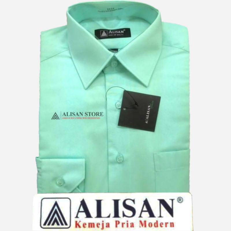  KEMEJA  ALISAN ORIGINAL HIJAU  MINT  KODE WARNA H2 