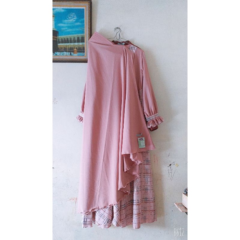 Set gamis Rh Bmf pink