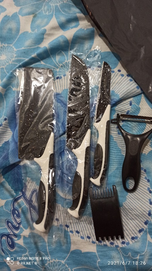 Pisau Batu Maifan Pisau Set 5in1 Set Dapur Lengkap Lapakwallpaper