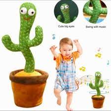 &lt;^ SJA ^&gt;  Boneka Kaktus Goyang Bicara - Dancing Cactus Toy