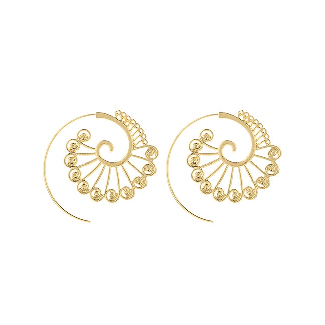 LRC Anting Tusuk Fashion Vortex Gear Earrings F5931X