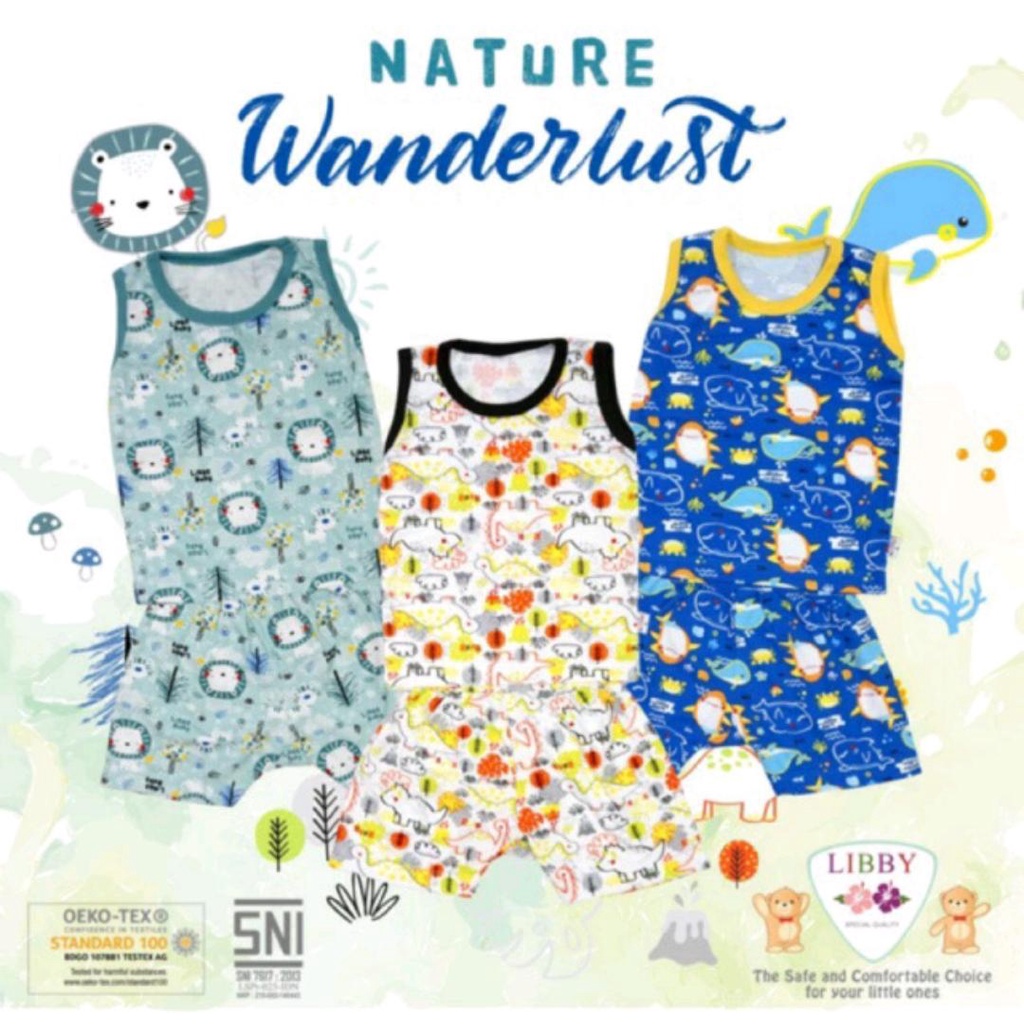 LIBBY BAJU ATASAN DAN SETELAN ANAK NATURE WONDERLUST / SETELAN BAYI