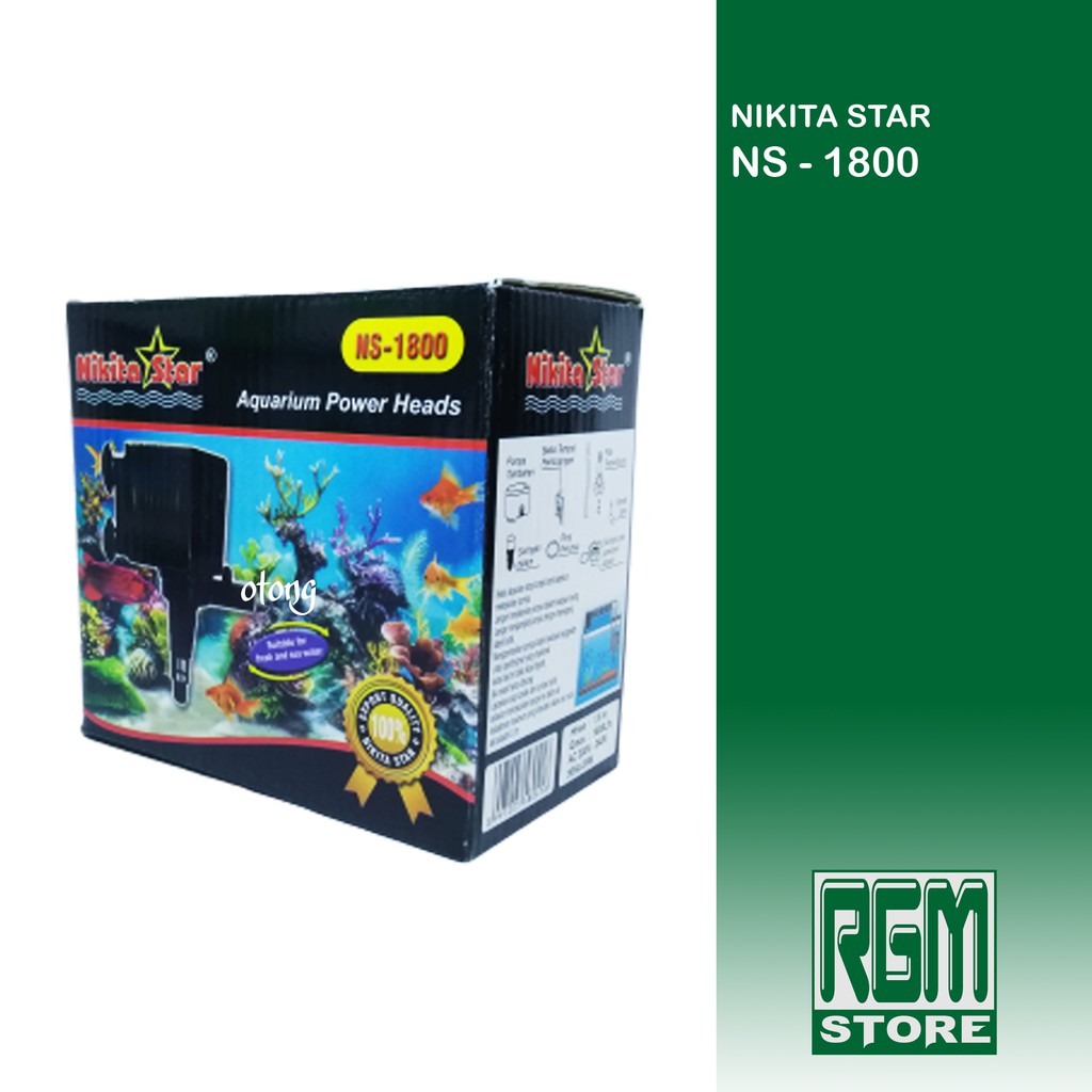 NIKITA STAR NS - 1800 NS1800 Power heads mesin pompa aquarium murah