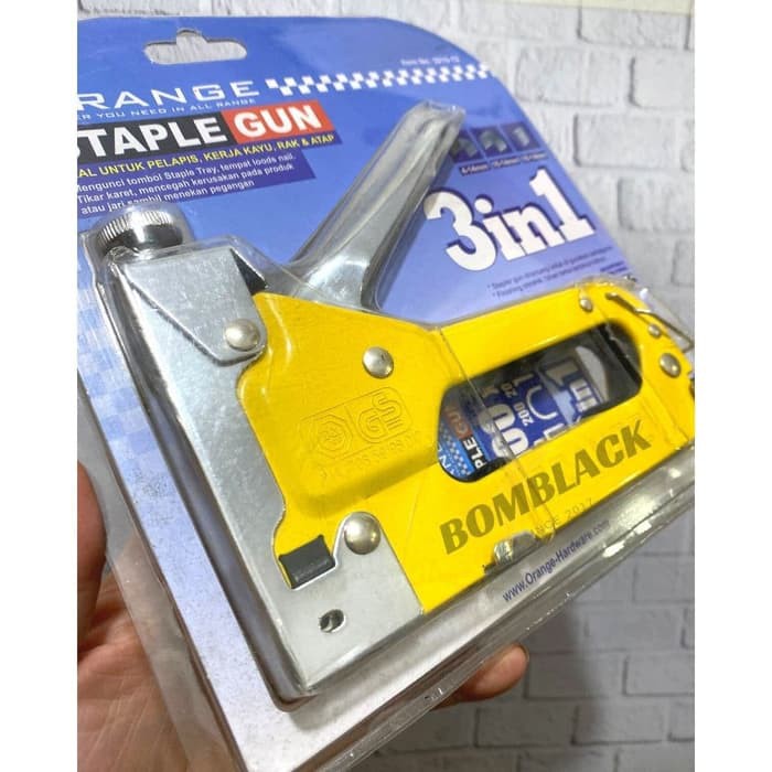 

Grosir Staples Tembak Mollar 3 in 1 Stapler Gun Steples Jok Motor Gun Tacker Elegan