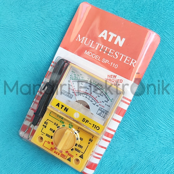 Multitester Multimeter Avo Meter Tester Analog SP-110 ATN Kecil - Multi Tester Kecil Mini ATN SP110