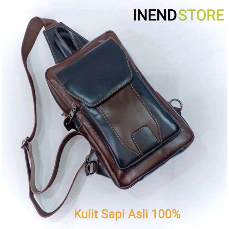 TAS DADA SLINGBAG WRL 255TR ORIGINAL FULL KULIT SAPI ASLI KWALITAS PREMIUM TAS SELEMPANG KULIT SAPI 