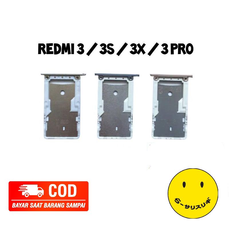 SIMTRAY SIMLOCK SLOT SIMCARD TEMPAT KARTU FOR XIAOMI REDMI 3/3S/3X/3PRO