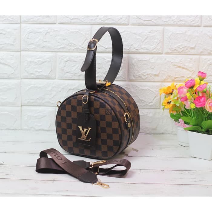 TAS WANITA IMPORT GUCCI PETITE BOITTE / GUCCI BULAT SELEMPANG IB - Merah