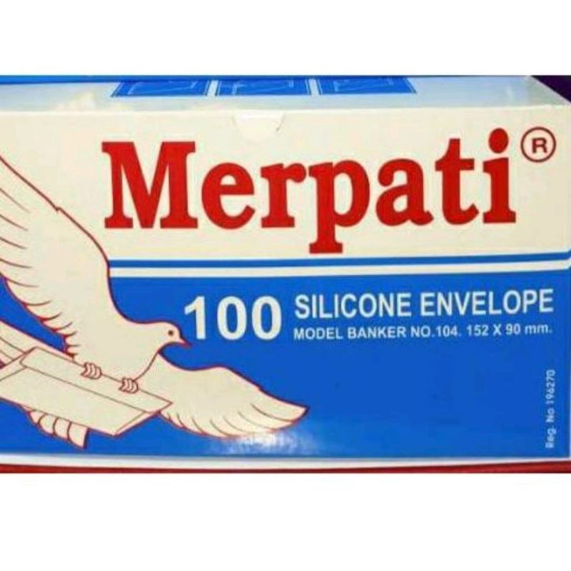 

Amplop merpati model no.104 152x90 mm