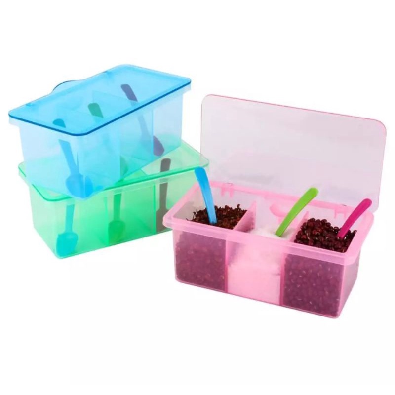

new produk!! tempat bumbu spice box+sendok