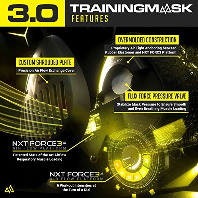 TRAINING MASK 3.0 ORIGINAL USA High Altitude elevation training