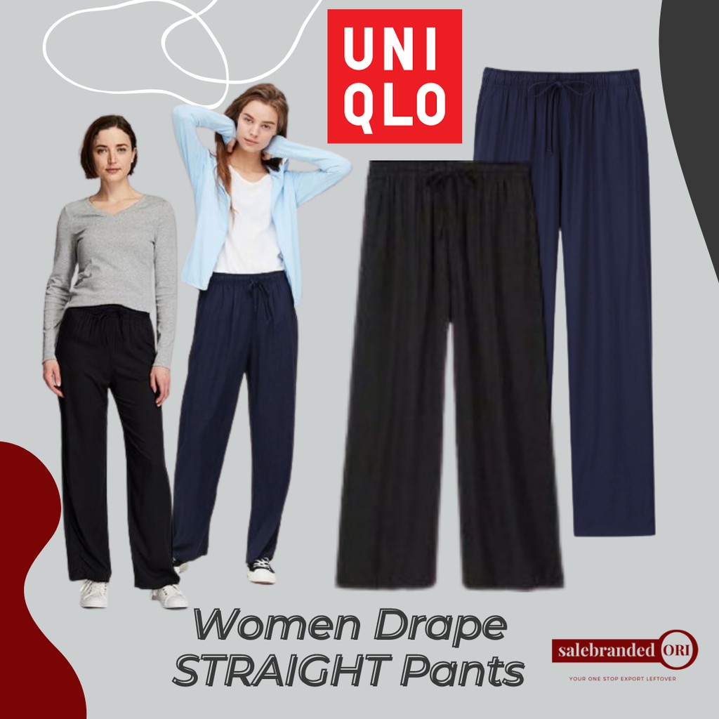 Uniqlo Women Drape Straight Pants