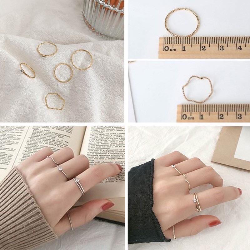 LMB 5 SET CINCIN KOREA ACCESORIES IMPOR