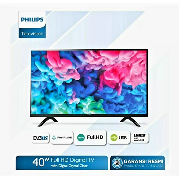 Solusi PHILIPS 40 inch DIGITAL LED FULL HD TV - 40PFT5063S Limited