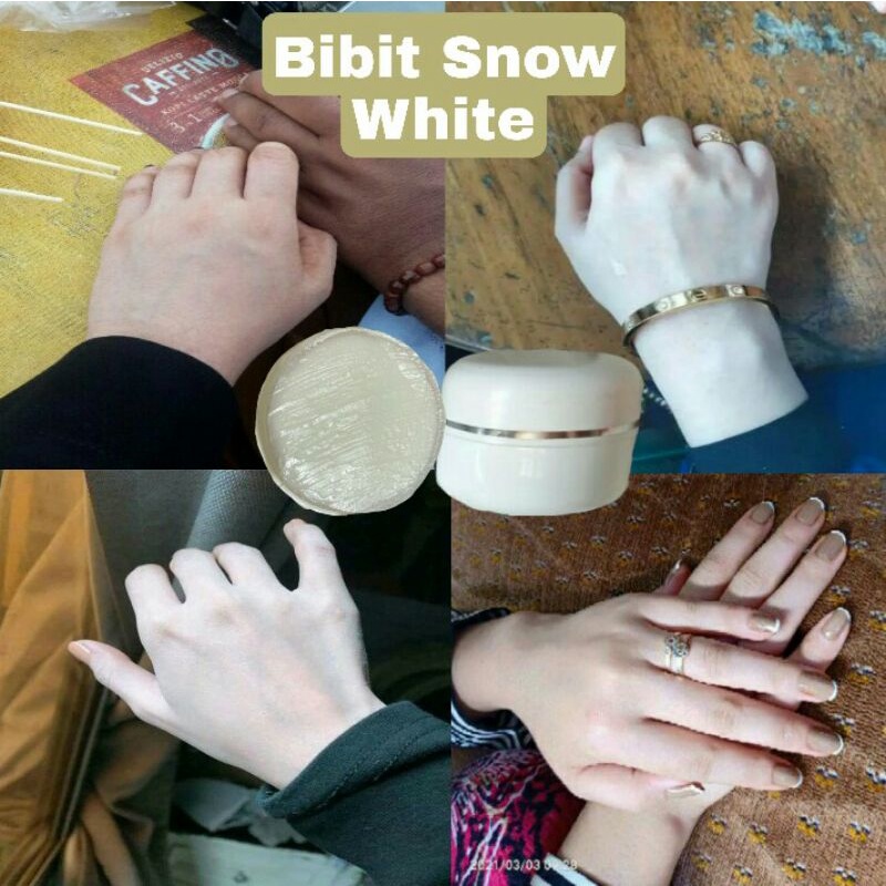 Bibit Snow White (Body Cream pemutih) campuran Hb Racikan