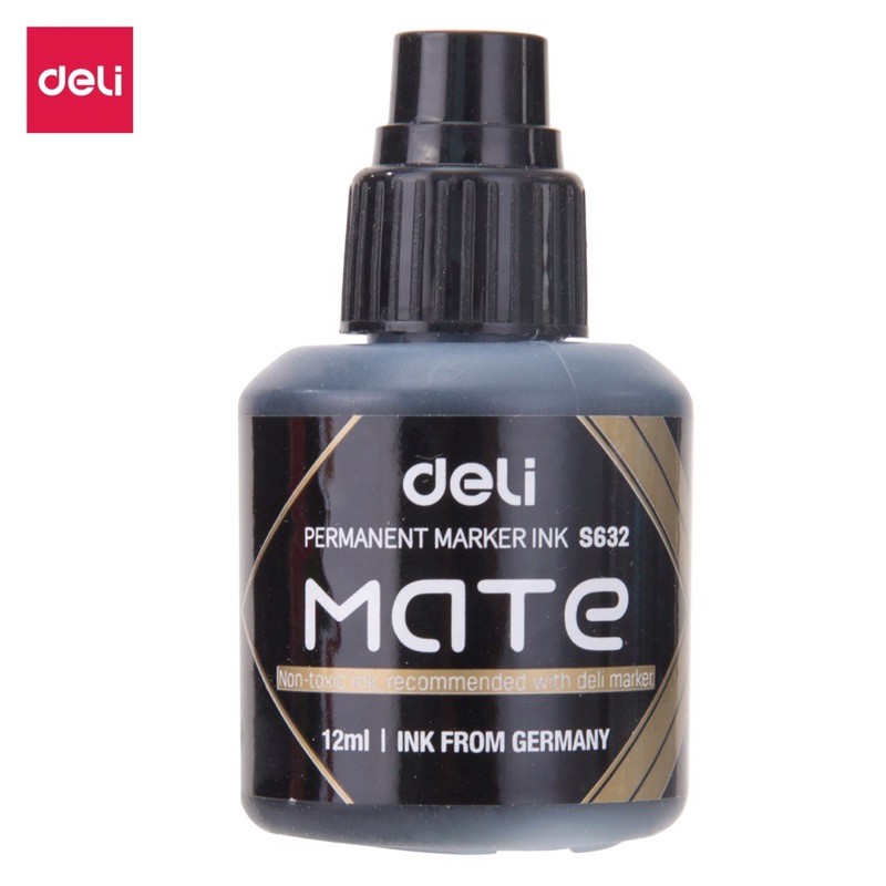 

isi tinta Spidol Permanen Deli-permanent Marker-Ink Refill ES632