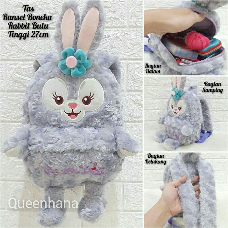 Tas Ransel Boneka Stella Lou / Backpack Anak Boneka Rabbit Stella