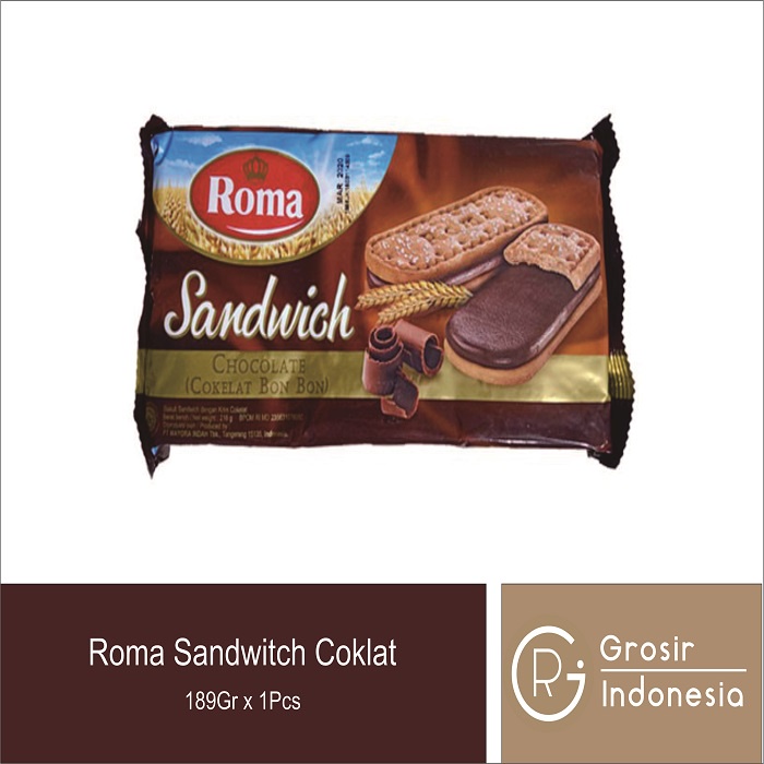 

Roma Sandwich Coklat 189gr