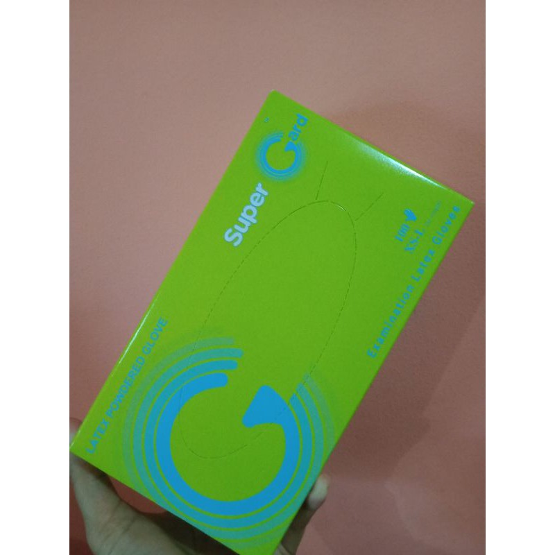 GLOVE LATEX POWDERED SUPERGARD