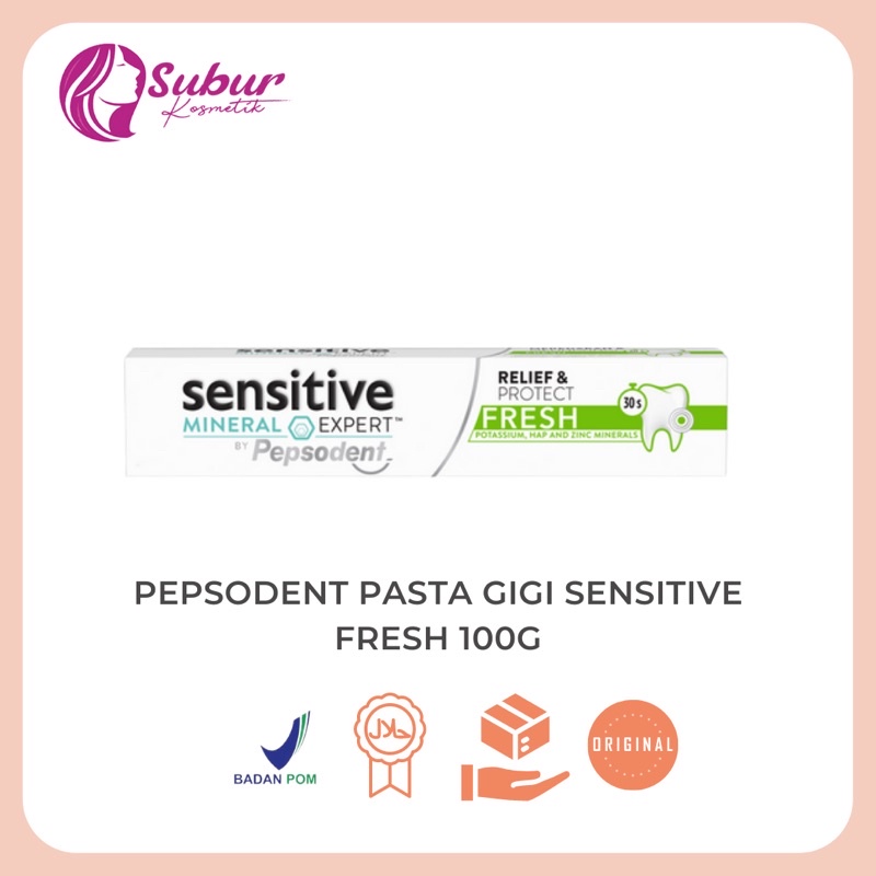 Pepsodent Pasta Gigi Sensitive Fresh 100Gr