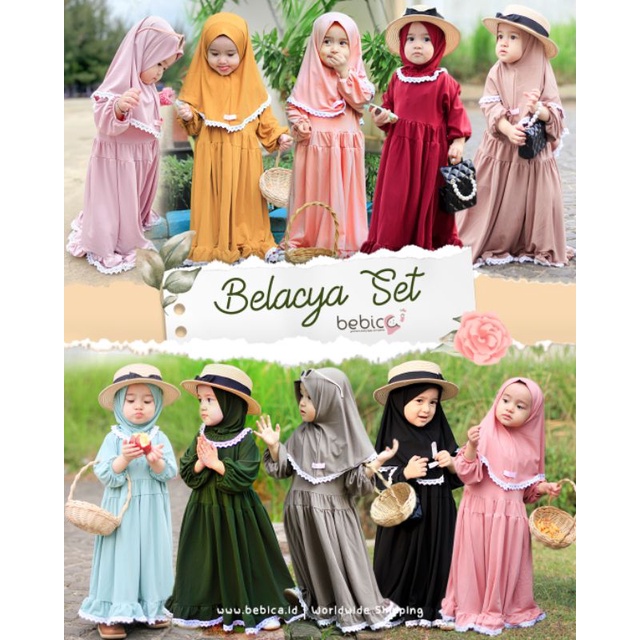 [LIMITED EDITION] GAMIS BELACYA SET GAMIS BABY GAMIS ANAK ORIGINAL BEBICA