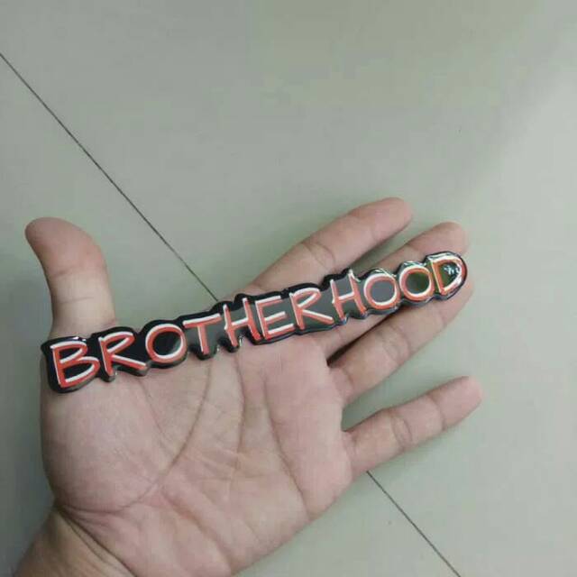 

Stiker timbul brotherhood