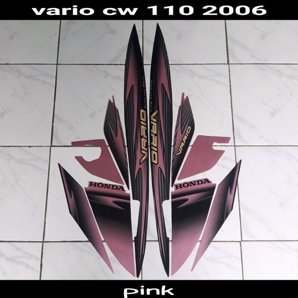 stiker motor vario cw 110 2006 pink