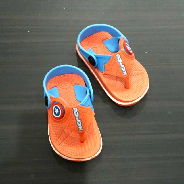 SANDAL BAYI LAKI DULUX 293E CAPTAIN AMERICA USIA 6-12 BULAN