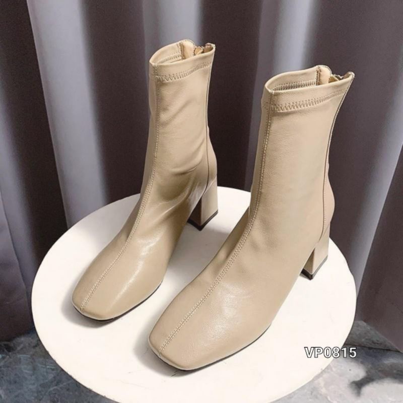 FHS Boots High Block Girly Casual Shoes Import Vp0815