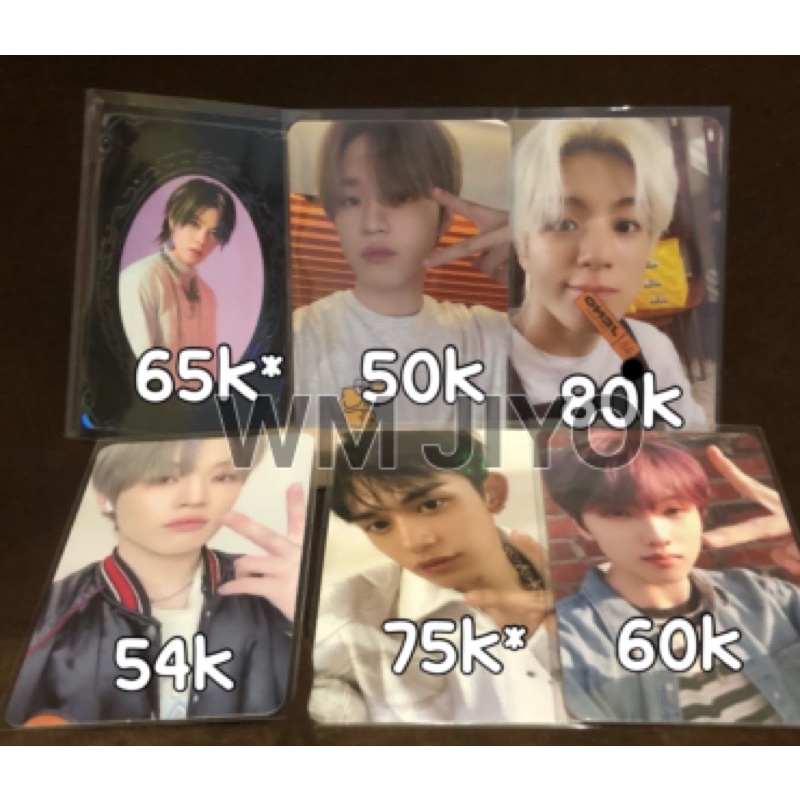 Jeno Cafe , Chenle Cafe , Jisung Ar , Chenle Ar , Lucas Resonance Future , Yuta Yearbook/Yb