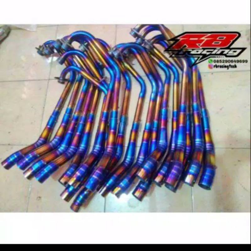 pipa leher bluemoon two-tone for satria fu, sonic, jupiter mx, cb r15 cbr dll