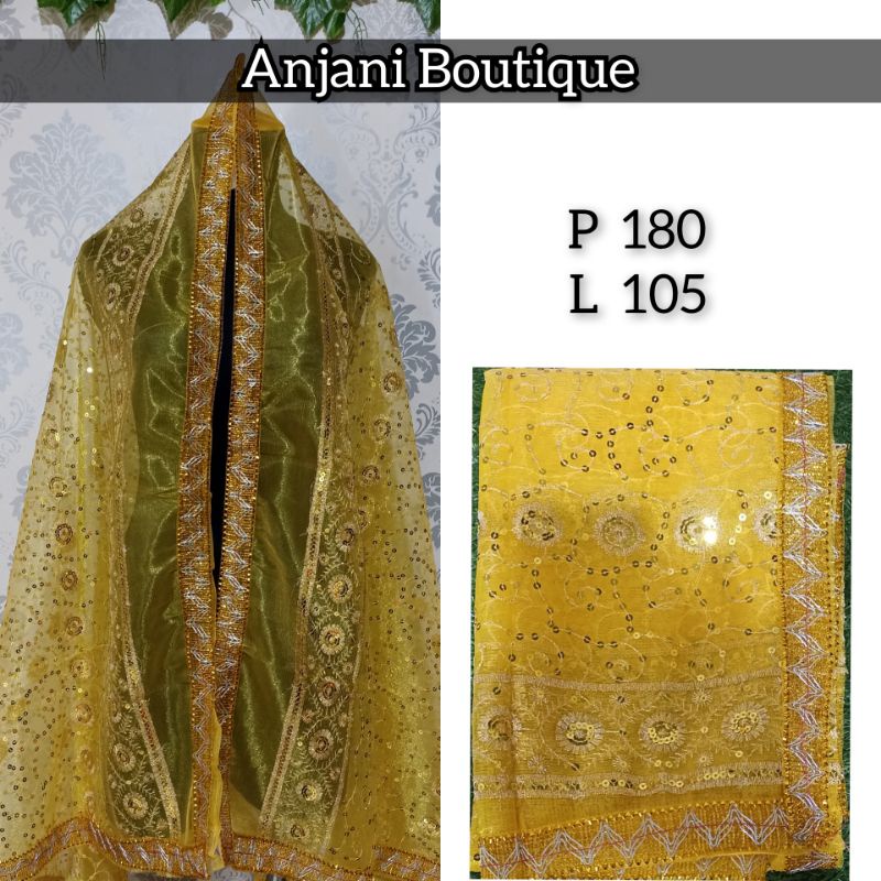 Selendang india import / dupatta india-7