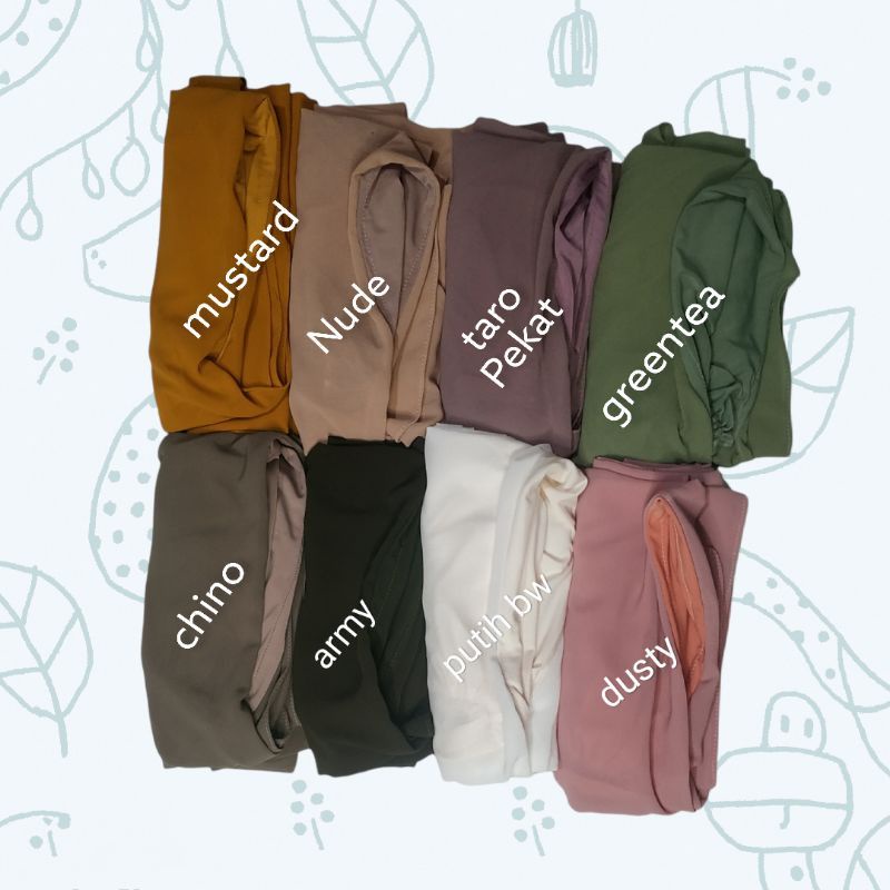 ( PC ) pashmina ciput inera 2in1 terbaru