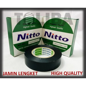 isolasi listrik nitto hitam / isolasi kabel listrik nito high quality