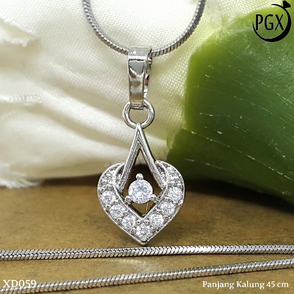 PGX Kalung Wanita Xuping Aksesoris Fashion Perhiasan Lapis Emas Premium - XD059