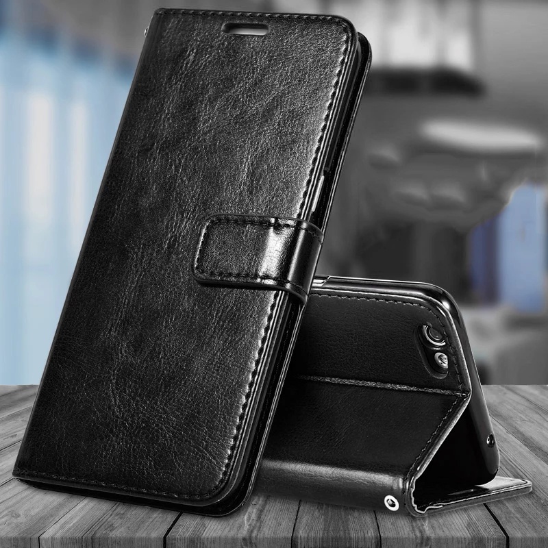 Case Wallet Slot Kartu OPPO F1S F5 F7 F9 F9 PRO F11 F11 PRO F15 F17 F17 PRO F19 PRO Flip Leather Wal