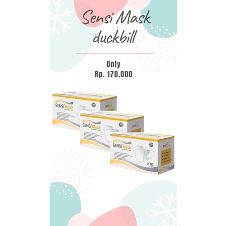 Masker sensi Duckbill