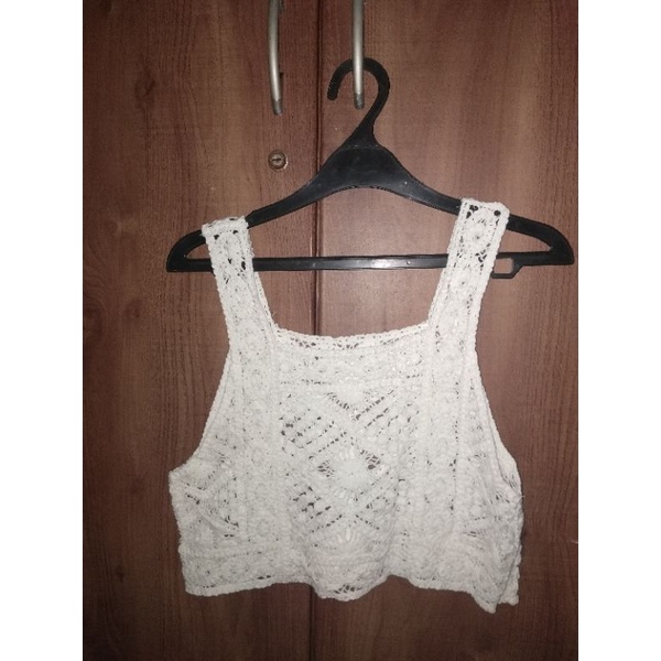 Tank top rajut Korea/crop rajut korea