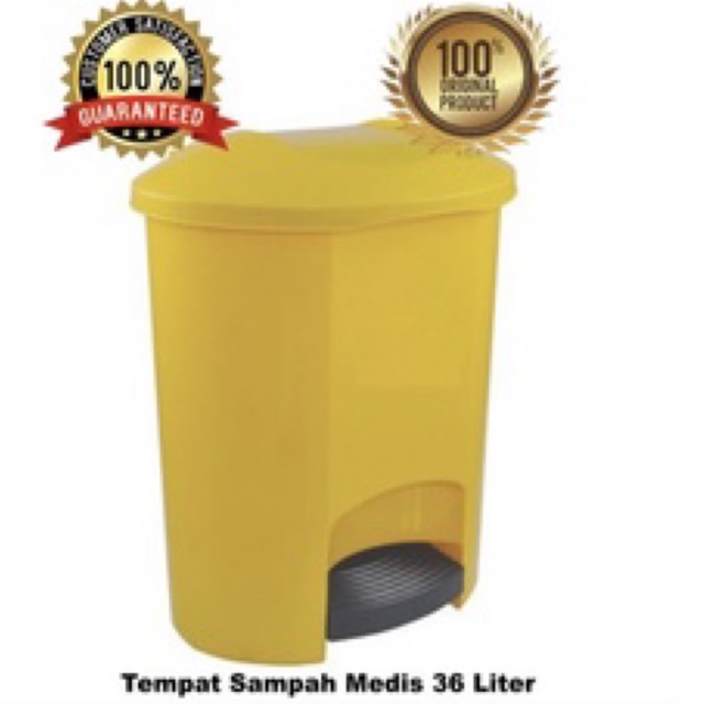 tong sampah medis 36l maspion