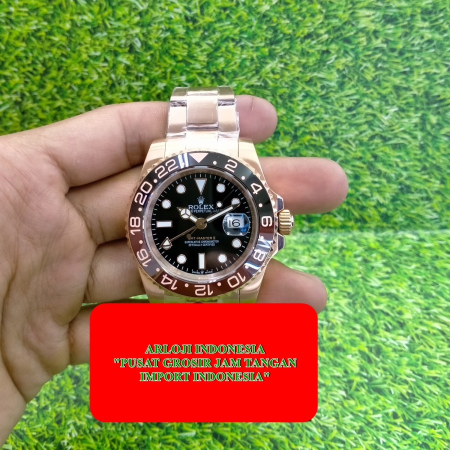 Rolex Rootbeer Gmt Master Ref 126711 Everose Gold 2020 Garansi 1th