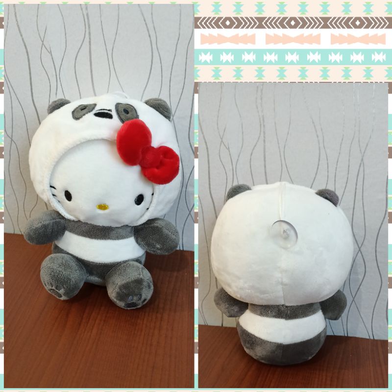 Hello Kitty x We Bare Bears - Boneka hello kitty kostum wbb