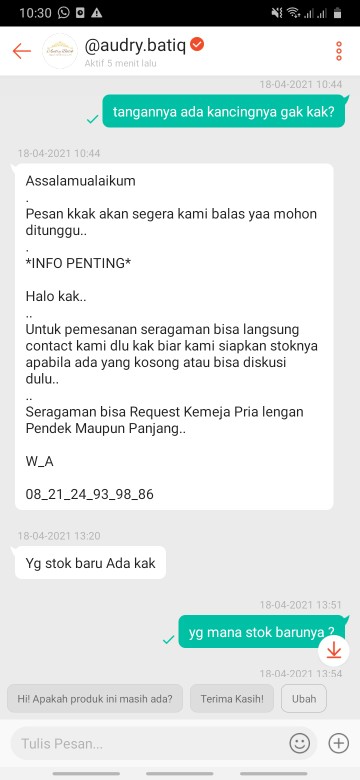 Audry Batik - Camelia Blouse Batik Wanita Lengan Balon Cantik Murah Elegan Batik Solo Premium Kantor