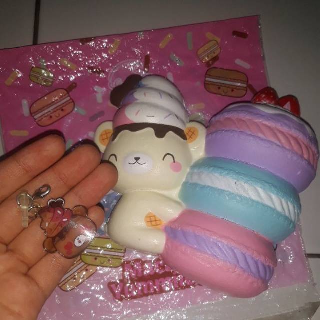 [FLASH SALE] SQUISHY CREAMIICANDY MACARON YUMMIIBEAR RARE