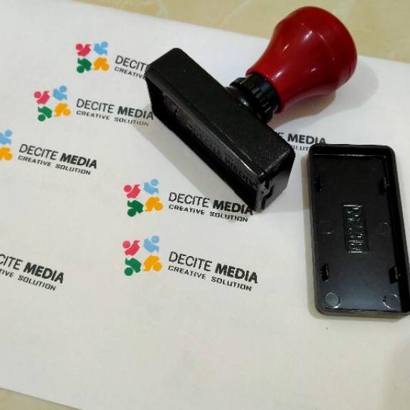 

[TaB ㊙] Stempel Logo Nama Perusahaan Tandatangan Lunas Cap Stampel Flash Warna Otomatis Free Custom Design ||Viral