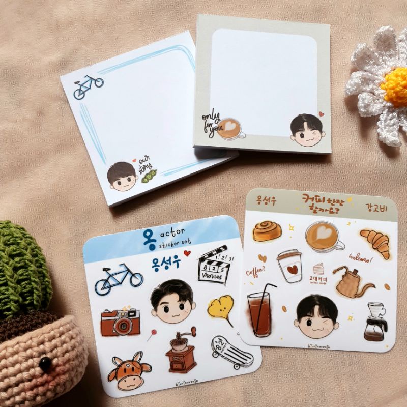 

Sticker & Memopad set - Ong Seongwu