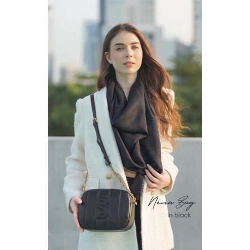 Nena Bag Buttonscarves - Black