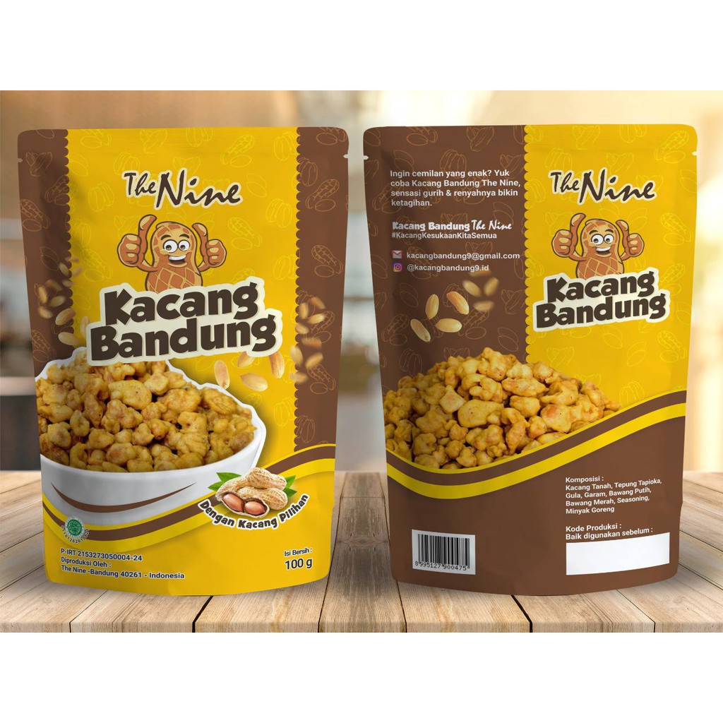 

KACANG TELOR BANDUNG THE NINE 100G ORIGINAL DAN PEDAS